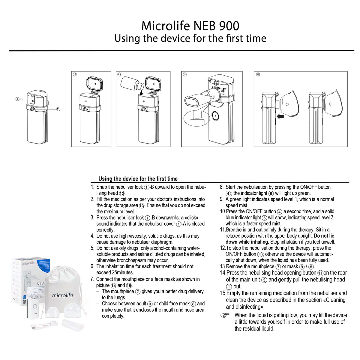 Microlife NEB 900 藥物化霧器